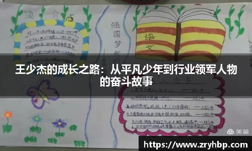 王少杰的成长之路：从平凡少年到行业领军人物的奋斗故事